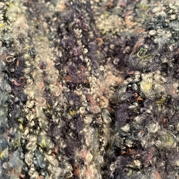 Avenue collection EUC sweater/cardigan.Size 26/28W soft boucle multi-color - Picture 5 of 12